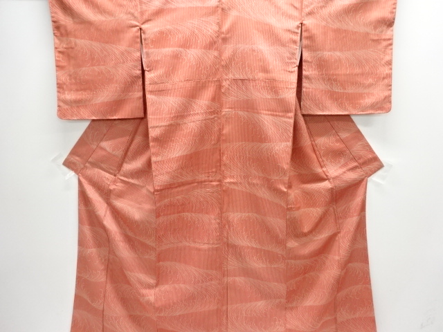 JAPANESE KIMONO / UNUSED KIMONO / WOVEN ABSTRACT KIKU 